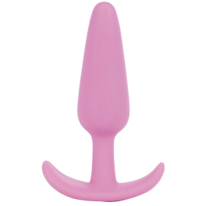 Mood - Naughty - 4.5" Silicone - Pink Butt Plug