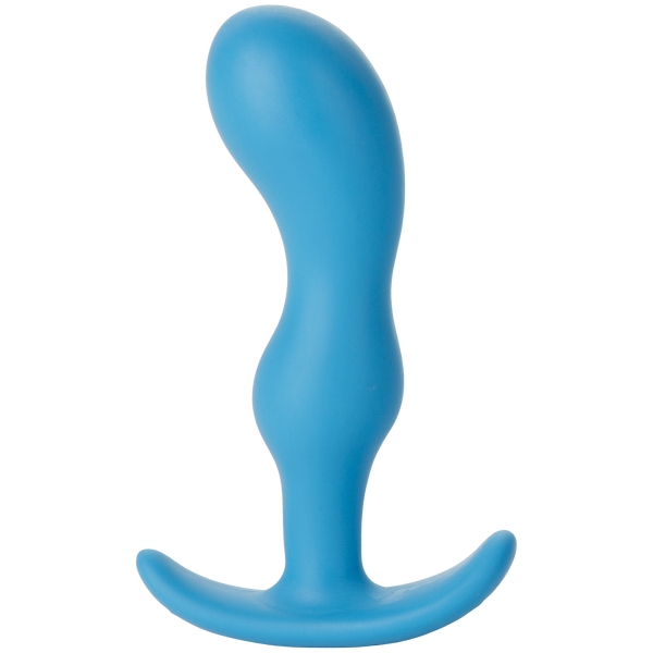 Mood - Naughty 2 - 3" Silicone - Blue Butt Plug