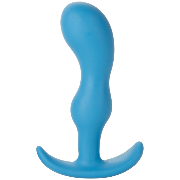 Mood - Naughty 2 - 4.5" Silicone - Blue Butt Plug