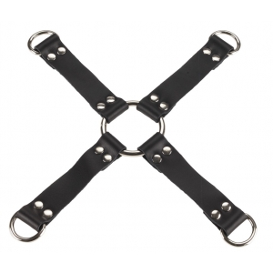 Extremeline Leather Hog Tie with D-Rings
