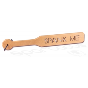 "Spank Me" Zelkova Wood Paddle
