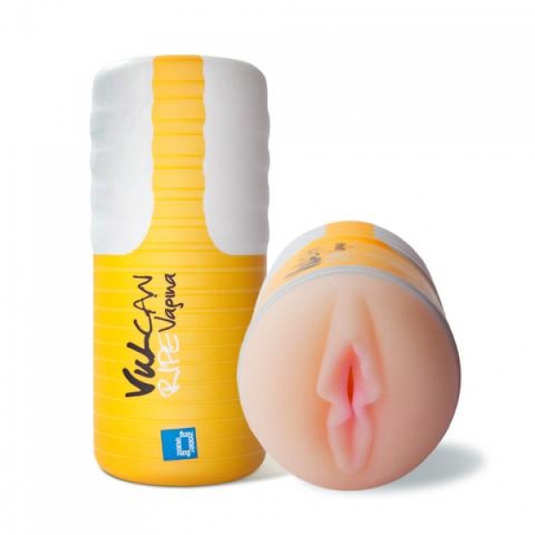 FUNZONE Vulcan LoveSkin Ripe Vagina Stroker - Cream - Image 2