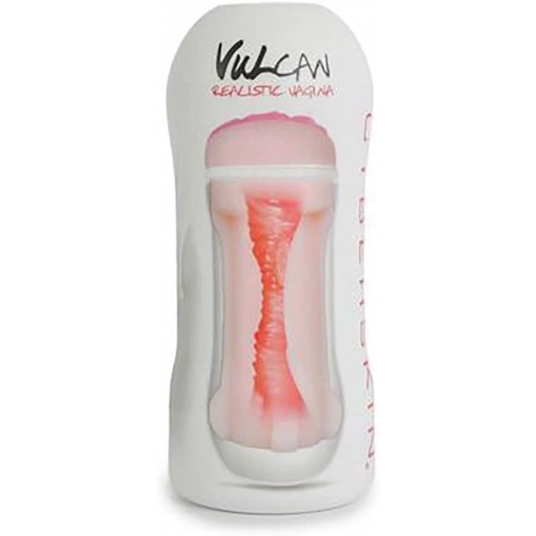 CyberSkin® Vulcan Realistic Vagina Stroker - Cream - Image 5