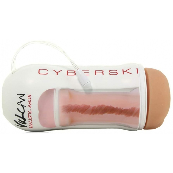 CyberSkin® Vulcan Realistic Anus Stroker - Cream - Image 4