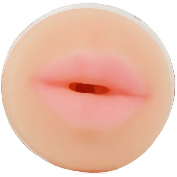 CyberSkin® Vulcan Mouth Stroker with Warming Lube - Cream
