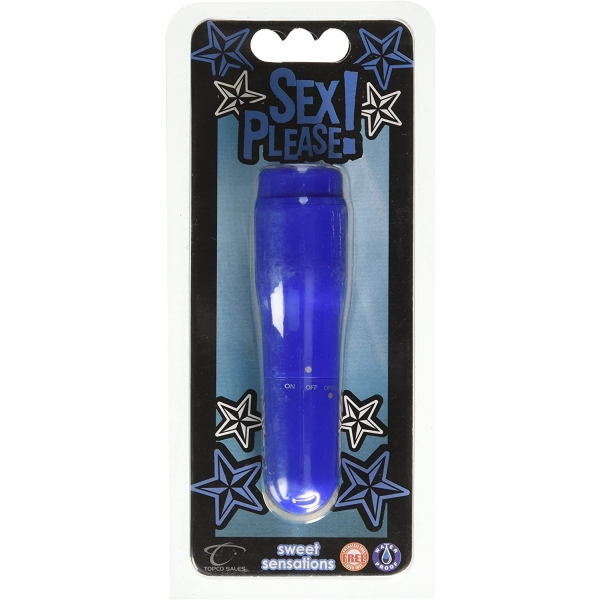 Sex Please! Sweet Sensations Vibrator - Blue - Image 3