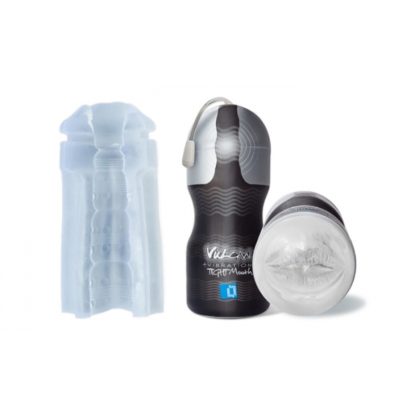 FUNZONE Vulcan Vibrating Tight Mouth Stroker - Image 3