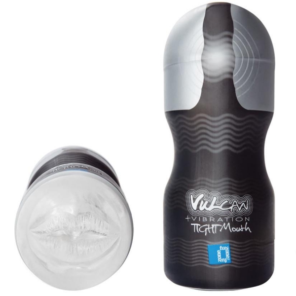 FUNZONE Vulcan Vibrating Tight Mouth Stroker
