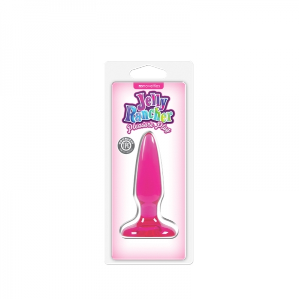 Jelly Rancher Pleasure Butt Plug - Mini - Pink - Image 2