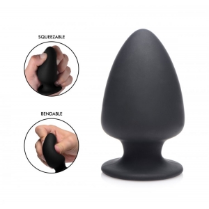 Squeezable anal plug - small